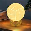 Mydhall Luce notturna 3D a forma di pallavolo, 16 colori, Lampada giocattolo per pallavolo, fan dello sport, decorazione per la stanza dei ragazzi, lampada regalo di compleanno (18 cm), VL-15