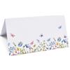 Tazuxetuqe Geschenk Boutique 50 Biglietti con Fiori Selvatici Piegati per Nomi da Tavolo per Matrimonio, Baby Shower, Cena, Ricevimento E Festa