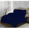 Filo Magico Set di biancheria da letto con copripiumino e federe, 100% cotone egiziano a 200 fili, tinta unita, set di biancheria da letto con copripiumino e federe incluse gratuitamente, non necessita di