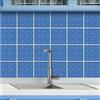 AREDE 32 Pz Adesivi per Piastrelle Bagno e Cucina 15 x 15 cm Autoadesivo Decorazione Adesivo murale in PVC Impermeabile Adesivi Parete mattonelle mosaico stile / T1011
