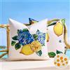 BonBotimen Copricuscini Decorativi da Esterno Impermeabile, Federe Cuscini Divano 45x45 cm Limone, Decorativi da Esterno Cuscini Quadrato per Divano, Giardino, Balcone E Soggiorno, Set da 2