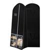 Nakutita Borsa porta abiti lunga, 180 x 60 cm, con cerniera, pieghevole, con 4 tasche, antipolvere, per abiti da sposa, abiti da sera, cappotti, abiti da sera