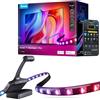 Govee TV Backlight 3 Pro con Tripla Telecamera HDR, 5 in 1 RGBWWIC Striscia led TV Intelligente 3,6M per 55-65 pollici, 75 LED/m, Supporta Filtro AI, APP e Controllo Vocale, Sincro DreamView