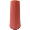 Generic Vaso lungo in plastica, con bottiglia verticale, ornamento nordico, vaso idroponico per composizioni floreali, decorazione per la casa (arancione)