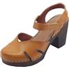 Cinzia Soft PQ86185370 Honey Sandali con Tacco Alto per Donna in Pelle con Chiusura a Strappo (Taglia 41)