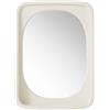 HK LIVING - Specchio murale Curve - Bianco - Vetro specchio