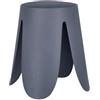 Decor Space Sgabello per interno Imogen Struttura In Polipropilene, 37 x 37 x 47 h cm Ottanio