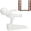xowwyue Simpatico fermaporta decorativo per proteggere i pavimenti, antigraffio, antiscivolo, per porte, cuneo, decorazione per casa, camera da letto, soggiorno