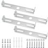 Hocadrv 4 Pezzis Staffa per Plafoniera 105mm Staffa per Lampada a Sospensione a Soffitto con Viti Accessori per Home Office Sospensione per Illuminazione a Soffitto
