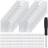 HexinYigjly 20 piastre di riparazione per armadio, cerniere da cucina, staffe con foro, con 160 viti e cacciaviti