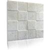 Eurodeco Pannelli 3D, pannelli in polistirolo, pannelli da soffitto, effetto cemento, 3 mm di spessore, 50 x 50 cm, 25 m², 100 pezzi (12027)