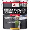 ARCANE INDUSTRIES Vernice per asfalto - ARCASPHALT - 15 kg (fino a 30 m² in 2 strati) Giallo Traffico - RAL 1023