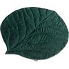 Bellochi Growing in style Bellochi Tappetini da Gioco per Neonati e Bambini - Universale e Lavabile Tappeto da Gattonamento - Uso Interno ed Esterno - Tessuto in Velluto Morbido - Forma a Foglia (95x78 cm, Vert foncé)