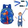AOMIG Imbracatura di Sicurezza Bambini, Zaino per Bambini con Guinzaglio di Sicurezza, Bambino Anti-perso Zaino per Bambino e Bambino Imparare A Camminare, Dinosauro