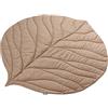 Bellochi Growing in style Bellochi Tappetini da Gioco per Neonati e Bambini - Universale e Lavabile Tappeto da Gattonamento - Uso Interno ed Esterno - Tessuto in Velluto Morbido - Forma a Foglia (138x120 cm, Beige)