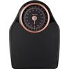 Salter Bilancia da bagno meccanica stile medico 150 kg | Senza batterie, puntatore girevole, ampia piattaforma con tappetino vinile antiscivolo testurizzato, base nera con oro rosa