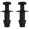 Asudaro 2 Pezzi Clip Portapacchi String Holder Carico Bagagli Copertura Pivot Clip 95129884 Compatibile Con O*P*E*L V*A*U*X*H*A*L*L M*O*K* K*A X Nero In Plastica Trim Pannello Di Fissaggio Mensola