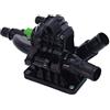 Bywindup Termostato liquido di raffreddamento motore con alloggiamento e sensore compatibile con Peugeot 208 207 308 508 2008 3008 Citroen C3 C4 Picasso DS3 DS4 DS5 2009-2015 1336AX 968458898