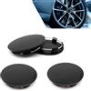 PANGUYN 4 PCS Coprimozzo per VW Transporter T5 Bus (2003-2015) 70mm, ABS Coprimozzi Copricerchi Coprimozzo Centrale per I Mozzi delle Ruote Accessori Auto,Black