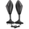 evomosa Specchio laterale moto Specchietti retrovisore con indicatore LED Universale per Cruiser Street Sport Bike (A)