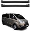 OMAC Alu Barre Portatutto Portapacchi Nero con certificazione TÜV/ABE (ELG)