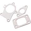 Kodxylytix T3/T4 Turbo 5 Bolt Turbocompressore Downpipe Kit combinato guarnizione per universale