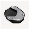 yuwhzf Moto Cavalletto Laterale Estensione Pad Piastra Ingranditore Per Honda Per Forza750 Per Forza 750 NSS750 2021-2026(Titanium)
