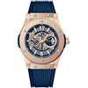 OBLVLO Orologio meccanico classico da uomo, quadrante nero in oro rosa con data, impermeabile, movimento automatico Miyato, cinturino in gomma, HM-GT, HM-GT-PLLR, moderno