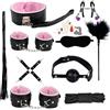 Generic 10 Pezzi Set Di Pelle Yoga E Fitness Per Coppie - Kit Di Esercizi Domestici Per Fiducia, Forza E Flessibilità (Rosa)