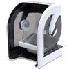 Closer Pets Mangiatoia automatica MiBowl Microchip, ciotola per cani, ciotola per gatti, bianco, nero, 17,5x19,5x25cm, gatti, cani, ciotola lavabile in lavastoviglie