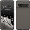 kwmobile Cover per Google Pixel 7 Custodia - Back Case per Smartphone in Silicone TPU - Protezione Gommata - stone dust