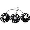 ZHCYAOZ Ventola per Scheda Video MSI GeForce RTX 4070 Ti 4080 4090 SUPRIM X da 95 mm PLD10020B12H, Ventola per Grafica RTX4080 RTX4090(3-Fan)