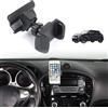 METYOUCAR Supporto per telefono da auto per @Nissan Juke/In-finiti ESQ 2011-2019, lato sinistro del centro dell'aria, girevole, fisso, per auto, adatto per iPhone, Android e smartphone universale (A)