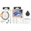 Generico Caricatore Wireless 5W TF2785, Materiale Acrilico Crystal Clear, Compatto con Indicatore LED, Tecnologia Qi