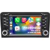 UUTouIoI Autoradio per Audi A3 S3 8P RS3 2003 2004 2005 2006 2007 2008 2009 2010 2011 2012, sistema Android 12 2G+64G con Carplay Android Auto, touchscreen da 7 pollici, supporta DAB GPS Navi WLAN Bluetooth