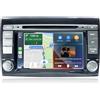 FAJSE Autoradio Android 7 pollici per Fiat Bravo 2007-2014, Apple CarPlay cablato & Android Auto, Navigazione GPS, Bluetooth, WiFi, Radio FM, Controllo al volante, Lettore CD, 2GB RAM + 16GB ROM