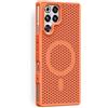 GIOPUEY Cover Magnetica per RedMagic 11 PRO， Compatibile con MagSafe， PC+TPU Finitura Antiurto Protettiva Cellulare Custodia - Orange
