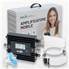 Nikrans Amplificatore 5G Nikrans BD-300FW - Ripetitore di Segnale Mobile Dual Band per 4G LTE e 5G - Copertura Fino a 300 m² - Compatibile con TIM, Vodafone, Iliad, ecc.