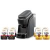 Lavazza, Tablì, Macchina Caffè Creata Esclusivamente per Tab 100% Caffè, con Variety Pack Tab 4 x Qualità Oro, 4 x Espresso Classico, 1450 W, 165 x 330 x 390mm, Nera
