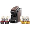 Lavazza, Tablì, Macchina Caffè Creata Esclusivamente per Tab 100% Caffè, con Variety Pack 96 Tab (48 x Qualità Oro, 48 x Espresso Classico), 1450 W, 165 x 330 x 390mm, Marrone
