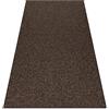 rugsx Moquette semplice SUPERSTAR 888 per camera, soggiorno, camera da letto, tappeto, varie dimensioni, marrone 200x400 cm