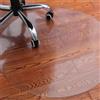 DSWZLQDXB Tappetino Protezione Pavimento rotonda,Tappeto per Sedia da Ufficio in PVC,Tappeto Salvapavimento Protezione Parquet Trasparente,Tappeto Sedia Ufficio Antigraffio (1.5mm,100cm)