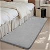 Sour Lemon Tappeto Salotto Pelo Corto, Tappeti Camera da Letto, Tappeto Morbido per Soggiorno, Carpet, Moderno, Lavabile, Antiscivolo, Colore: Grigio, Dimensione: 60x120 cm