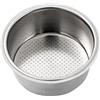 TopHomer Cestino filtro da caffè da 52 mm, filtro in acciaio inox argentato, 2 tazze pressurizzato, cestello filtro espresso per portafiltro macchina da caffè per Breville Gustino Electrolux 1 pezzo