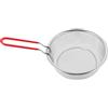 TEHAUX Cestello per Pasta Cestello Scolapasta Resistente in Acciaio Inossidabile Manico Ergonomico Pieghevole per Friggere Cucina e Hot Pot