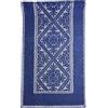 Markotex Tappeto Sardo Stuoia Passatoia tappeto bagno 100% Cotone Made In Italy prodotto in sardegna (Blu, 55x140)