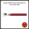 Oyaide VONDITA cavo di alimentazione 102SSC 1m cavo audio 3-core Giappone nuovo