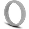 Cloverring Fede nuziale in silicone e sacchetto regalo, fascia di sicurezza per fitness o sul posto di lavoro, US: 6 / UK: M-N (16.50mm), Silicone Gomma