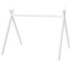 roba Palestrina per Neonati e Bambini - Metodo Montessori - per la Coordinazione - 0-6 mesi - Accessori in Peluche da Appendere - Legno Massiccio - Bianco