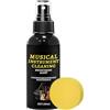 Generico Lucido Per Piano - Agente Lucidante con Spugna | 100ml Spray Pulente per Macchie sui Tasti del Pianoforte - per Casa Aula Palco Performance Pratica Flauto Tromba Trombone Clarinetto Basso